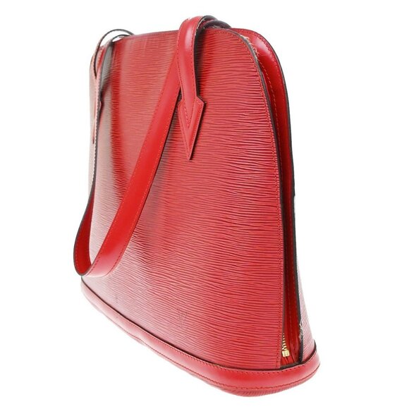 LOUIS VUITTON LV Lussac Shoulder Bag Epi Leather Red France - Picture 4 of 15